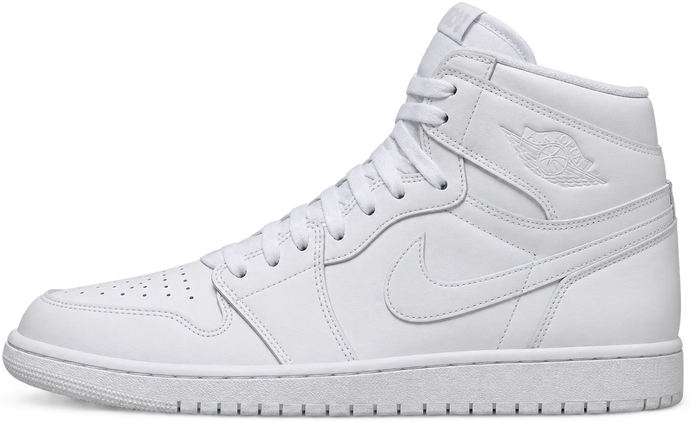 Blank white Jordan 1 High