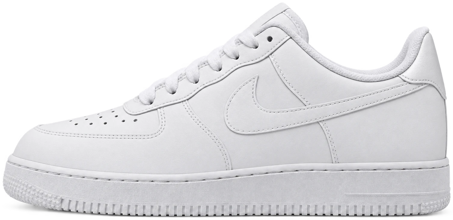 Blank white Air Force 1 Low